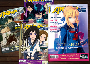 AnimeLand magazine covers
